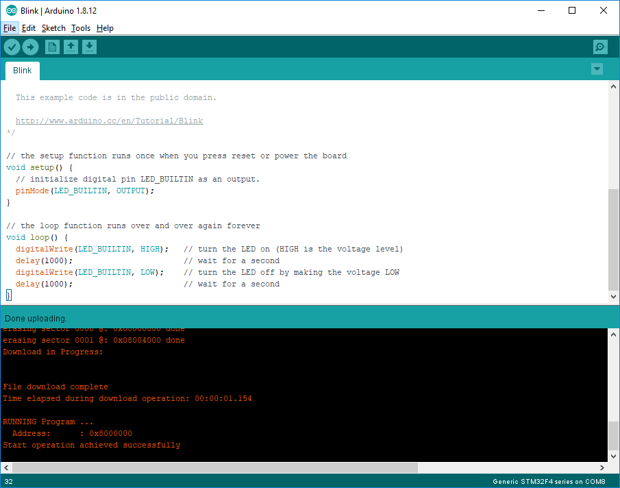 show line numbers in arduino 1.8.5